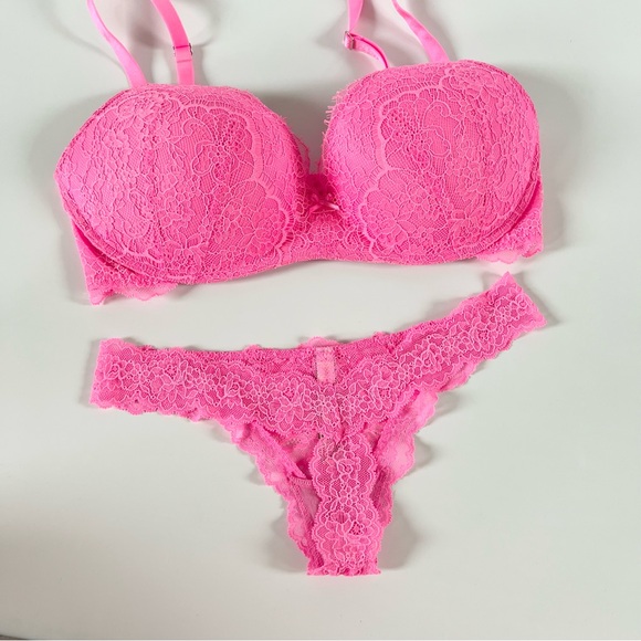 Victoria’s Secret “Dream Angels padded wireless” 34DD bra baby pink - Picture 6 of 6